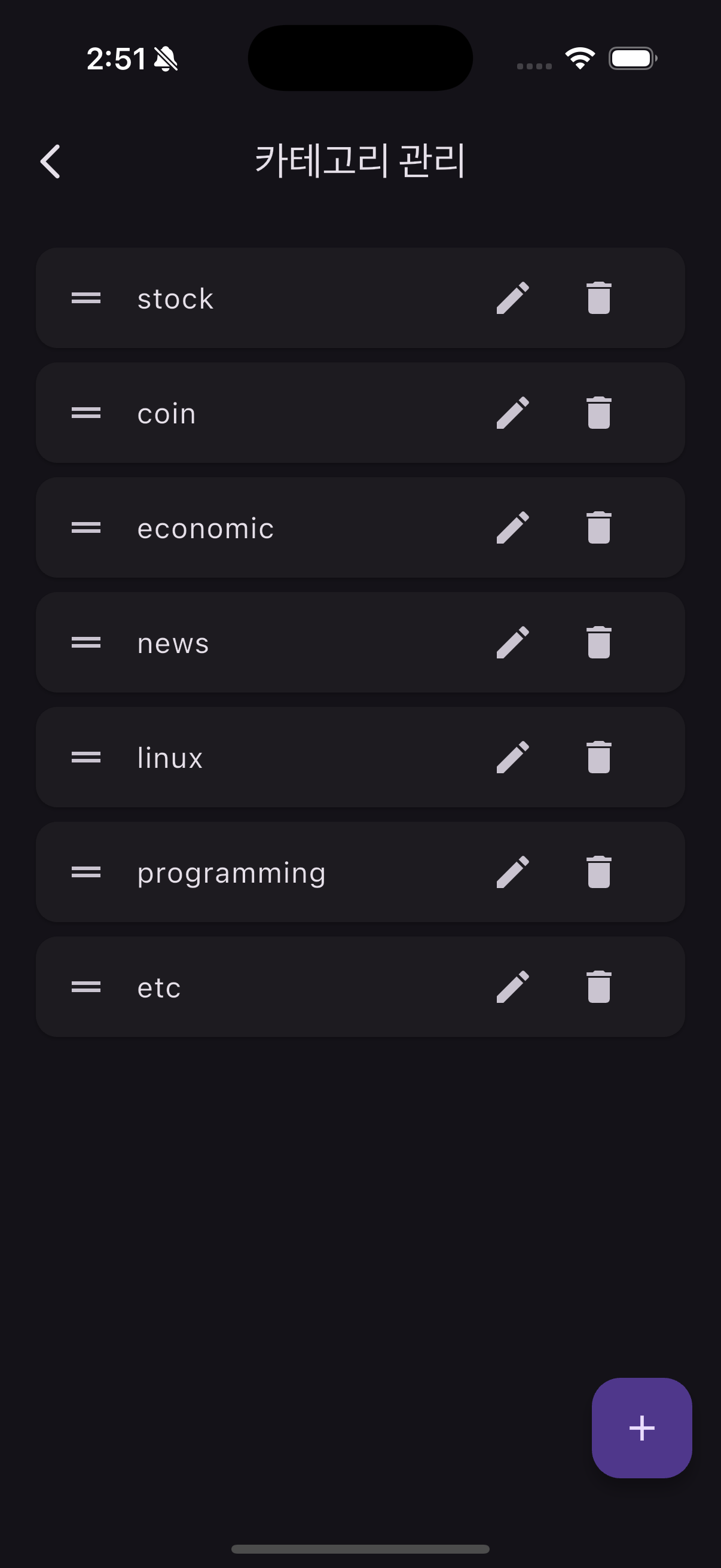 Check Site categories